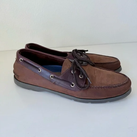 Sperry Top-Sider Mako 2-Eye Canoe Brown Moc Boat Shoes - Men’s Size 13 - Picture 6 of 15